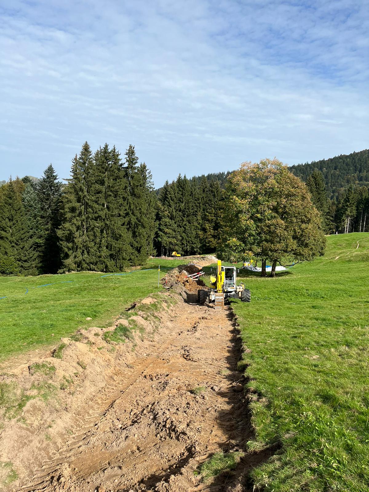Erneuerung Quellleitungen Farneralp